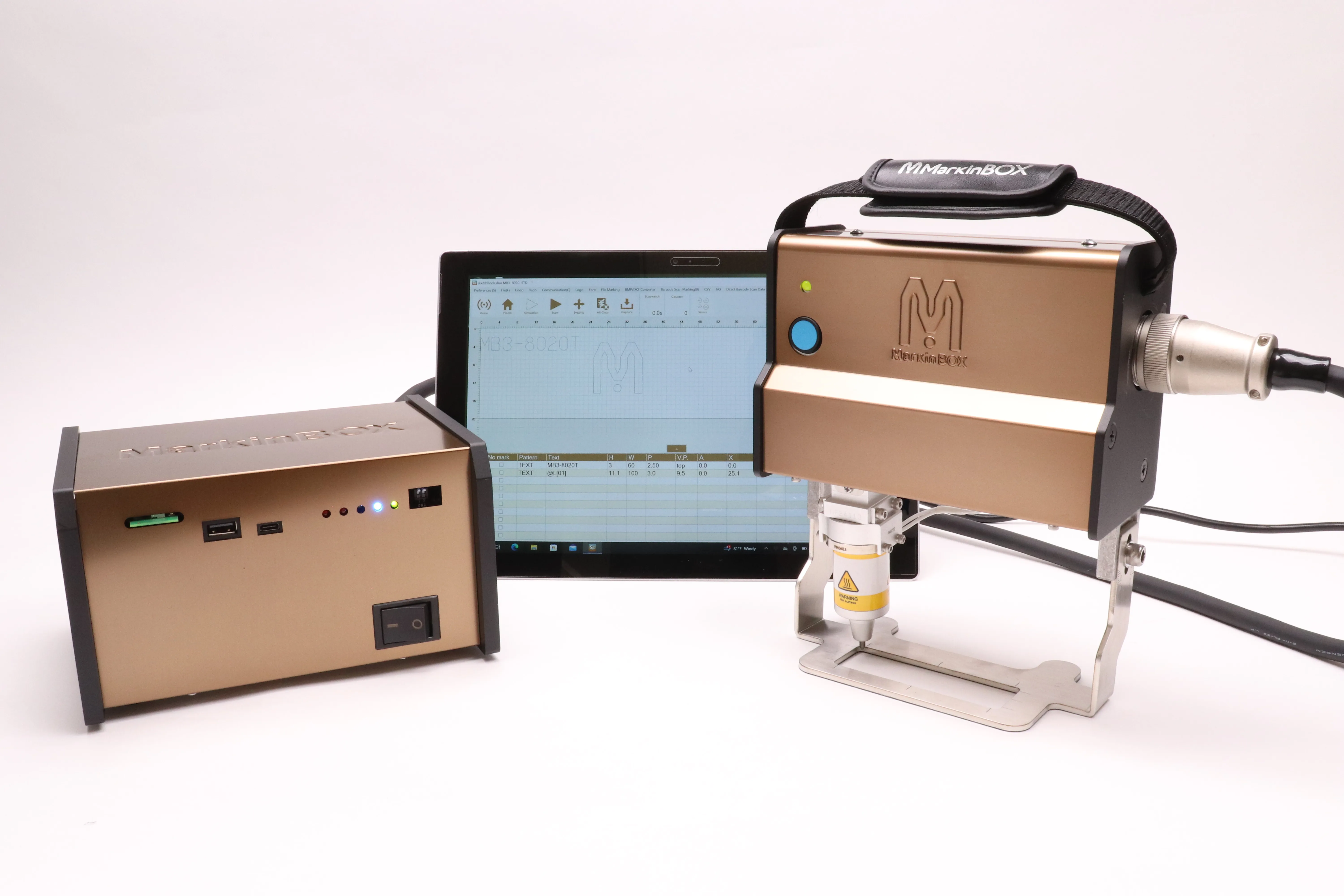 Máquina de Gravação Elétrica MarkinBOX